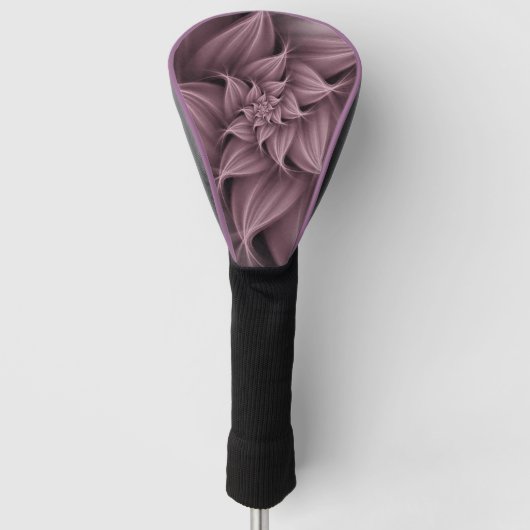 Blume der phantastischen Rose Fraktal Golf Headcover (Vorderseite)