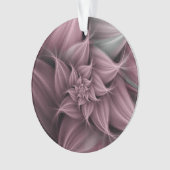 Blume der phantastischen Rose Fraktal Ornament (Vorderseite)