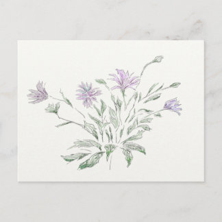 Blume der Postcard Postkarte