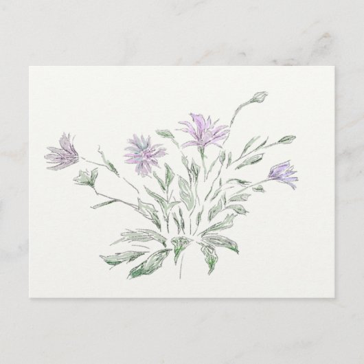 Blume der Postcard Postkarte (Vorderseite)