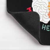 Blume der psychischen Gesundheit Hirn Selbstmordge Mousepad (Ecke)