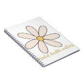Blume der psychischen Gesundheit Notizblock (Rechte Seite)