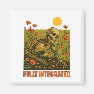 Blume der Robot Nature Blossom Field Magnet