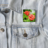 Blume der romantischen Rose Button (Beispiel)