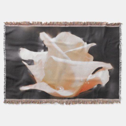 Blume der romantischen Rose Decke (Vorderseite)
