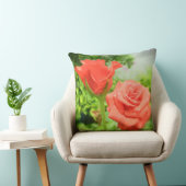 Blume der romantischen Rose Kissen (Stuhl )