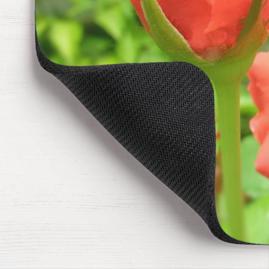 Blume der romantischen Rose Mousepad (Ecke)