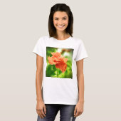 Blume der romantischen Rose T-Shirt (Vorne ganz)