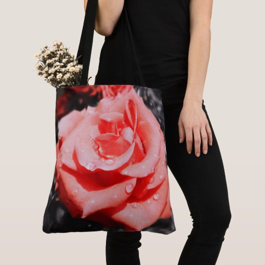 Blume der romantischen Rose Tasche (Von Nahem)