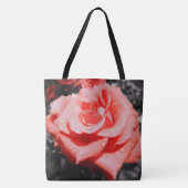 Blume der romantischen Rose Tasche (Vorderseite)