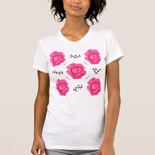 Blume der rosa Chemie T-Shirt (Vorderseite)