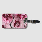 Blume der rosa Narben Gepäckanhänger (Vorderseite (Horizontal))