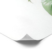 Blume der rosa Orientalie Poster (Ecke)