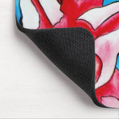 Blume der Rosa Tageslilie Mousepad (Ecke)