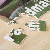 Blume der rosa Wasserlilie Wir Liebe Sie Oma Puzzle (Seite)