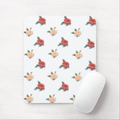 Blume der Rose auf weißem Hintergrund Mousepad (Mit Mouse)