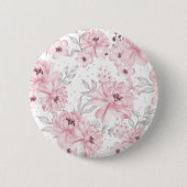 Blume der Rose Button (Vorderseite)