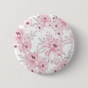 Blume der Rose Button