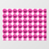 Blume der Rose Fensteraufkleber (Blatt)