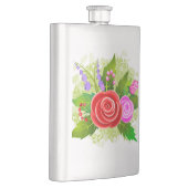 Blume der Rose Flachmann (Rechts)