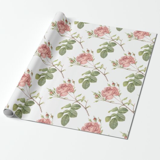 Blume der Rose Geschenkpapier (Ungerollt)