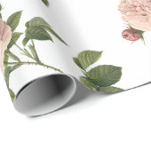 Blume der Rose Geschenkpapier (Rolleneckpunkt)
