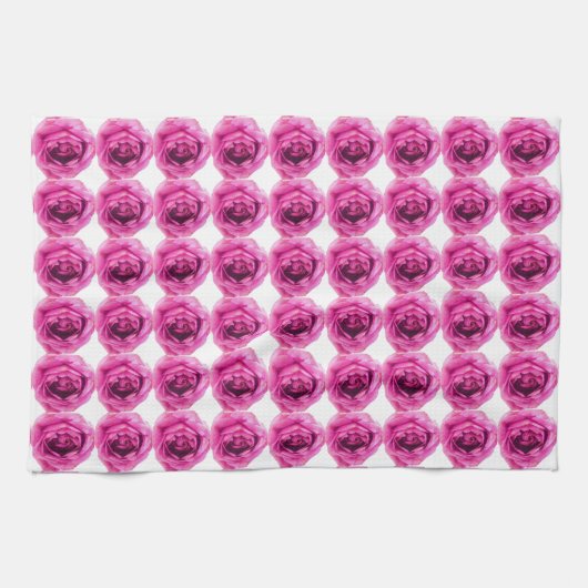 Blume der Rose Geschirrtuch (Horizontal)