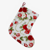 Blume der Rose Großer Weihnachtsstrumpf (Vorderansicht (hängend))