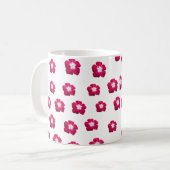 Blume der Rose Kaffeetasse (Vorderseite Links)