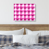 Blume der Rose Leinwanddruck (Insitu (Schlafzimmer))