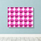 Blume der Rose Leinwanddruck (Insitu (Holzboden))