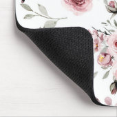 Blume der Rose Mousepad (Ecke)
