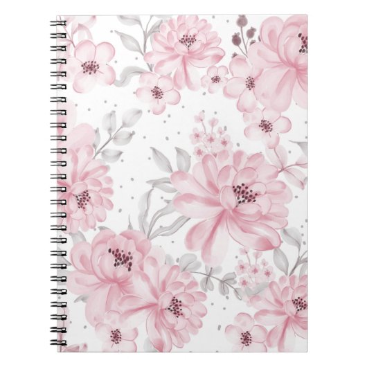 Blume der Rose Notizblock (Vorderseite)