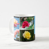 Blume der Rose - personalisiert Kaffeetasse (Vorderseite Links)
