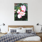 Blume der Rose, Rosa Rosa Leinwanddruck (Insitu (Schlafzimmer))