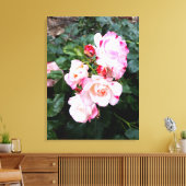 Blume der Rose, Rosa Rosa Leinwanddruck (Insitu (Wohnzimmer))