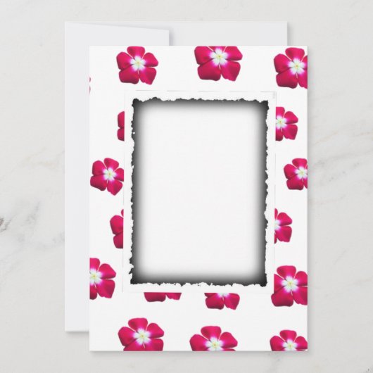 Blume der Rose Save The Date (Vorderseite)