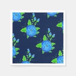 Blume der Rose Serviette