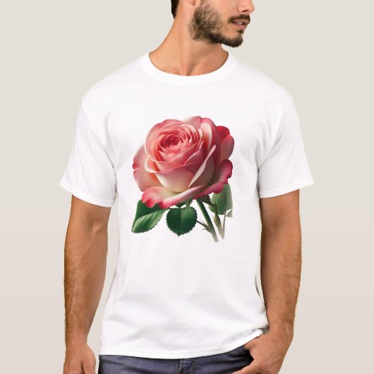 Blume der Rose T-Shirt (Vorderseite)