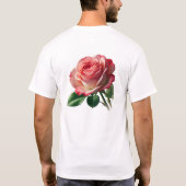 Blume der Rose T-Shirt (Rückseite)
