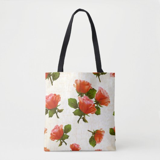 Blume der Rose, Vintager Hintergrund. Tasche (Vorderseite)