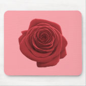 Blume der rote Rose auf der Maus gedruckt Mousepad (Vorne)