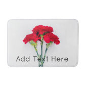 Blume der roten Narbe Badematte (Vorderseite)