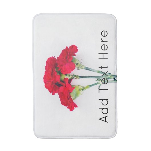 Blume der roten Narbe Badematte (Vorderseite Vertikal)