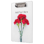 Blume der roten Narbe Klemmbrett (Links)