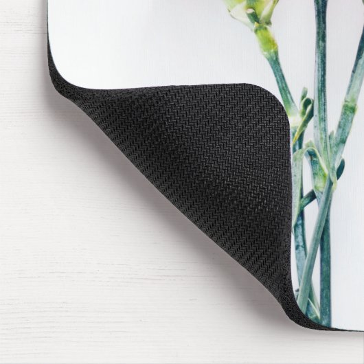 Blume der roten Narbe Mousepad (Ecke)