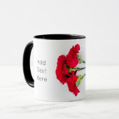 Blume der roten Narbe Tasse (Vorderseite Links)