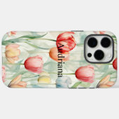 Blume der Rotgelben Tulip Case-Mate iPhone Hülle (Rückseite (Horizontal))