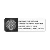 Blume der Rücksendeadresse auf Verlassen (Vorne)