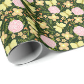 Blume der Schmetterlinge Geschenkpapier (Rolleneckpunkt)